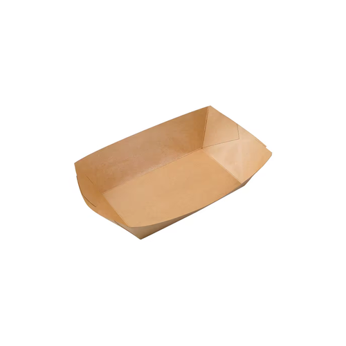 0.5 lb Kraft Paper Food Tray - 1000 Pcs