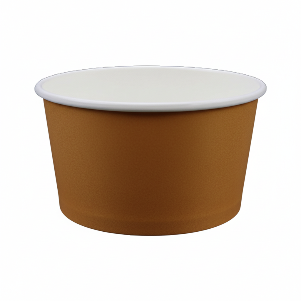 12 oz Kraft Paper Soup Bowl, 115mm - 500 Pcs