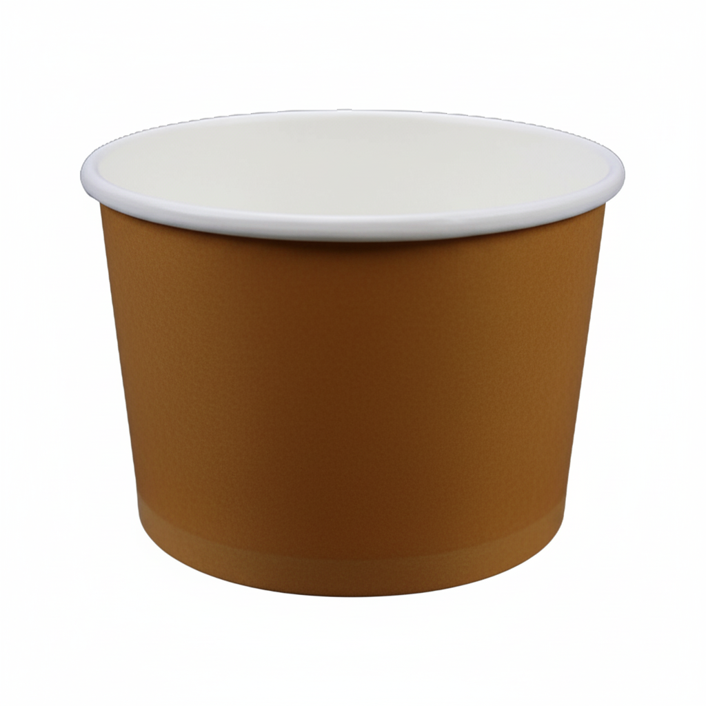 16 oz Kraft Paper Soup Bowl, 115mm - 500 Pcs