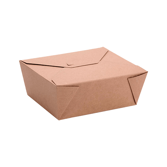 45oz Kraft Paper Food Box - 300 Pcs